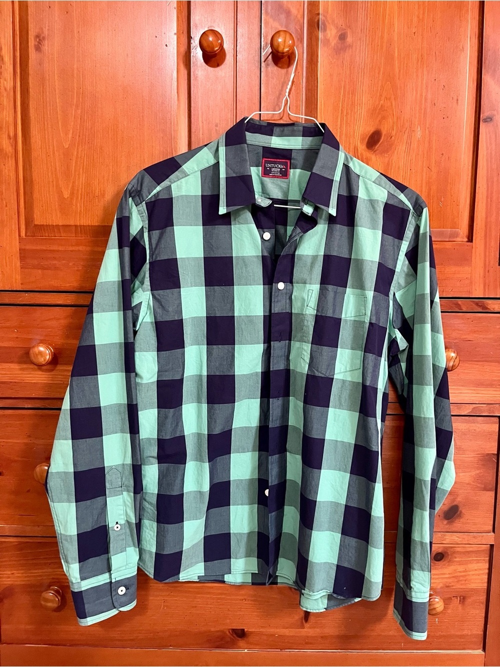 UNTUCKit Plaid Button-Down Shirt - Medium